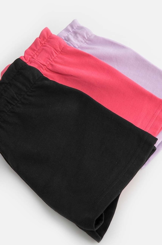 Dětské bavlněné šortky Coccodrillo WC4120401VGC růžová