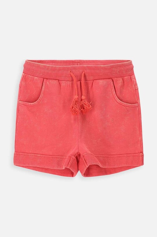 Coccodrillo pantaloni scurți din bumbac pentru copii casual rosu WC4120401OWJ