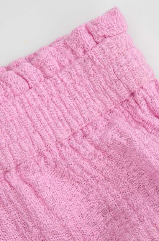 Fete Coccodrillo pantaloni scurți din bumbac pentru copii WC4119401OWN roz