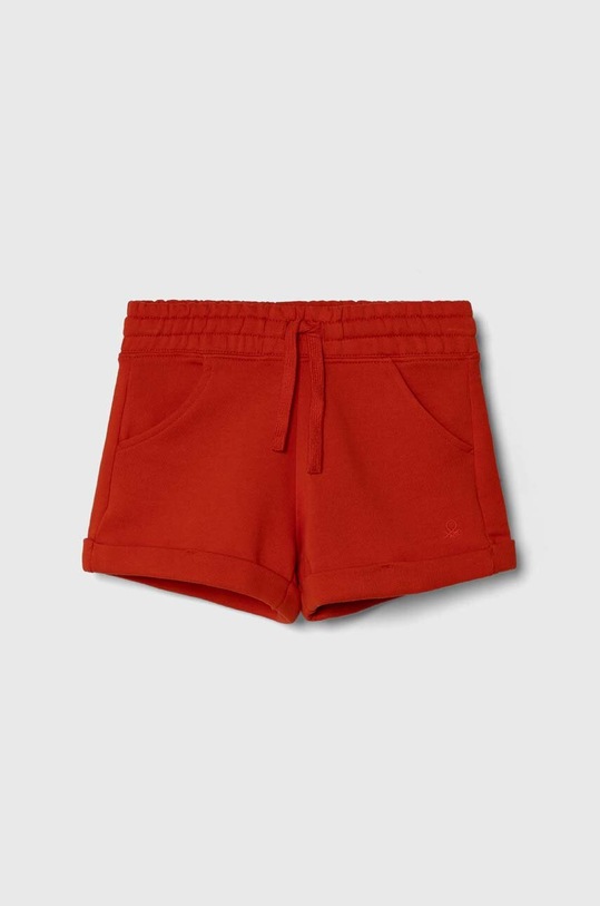 United Colors of Benetton szorty bawełniane dziecięce bawełna czerwony 3J68C901C.G.Sea.PPYH