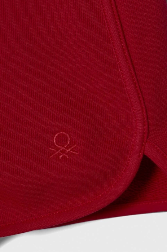 Deklice Otroške bombažne kratke hlače United Colors of Benetton 3J70G900O.P.Sea.PPYH roza