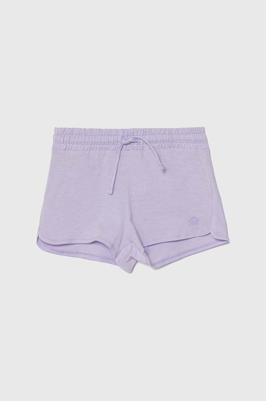 Detské bavlnené šortky United Colors of Benetton bavlna fialová 3I1XG900N.P.Sea.PPYH