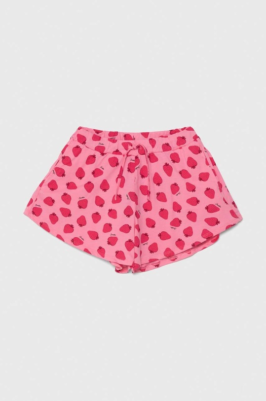 Detské bavlnené šortky United Colors of Benetton bavlna ružová 3M39C902M.G.Seasonal