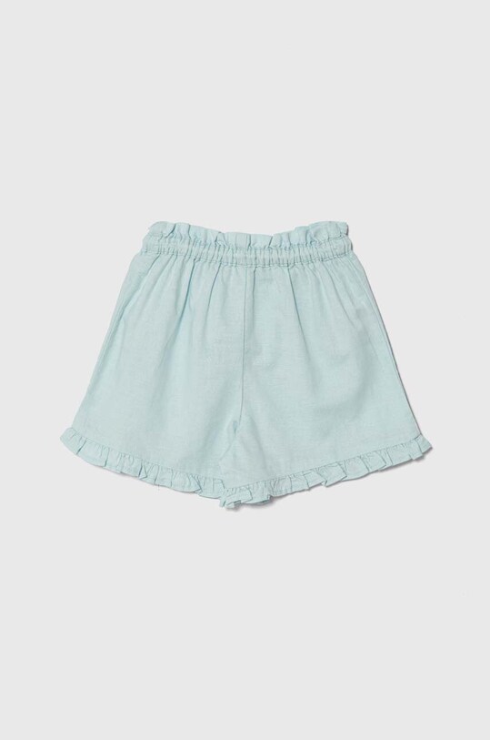 Детские льняные шорты United Colors of Benetton 4BE7G901M.P.Seasonal голубой SS24