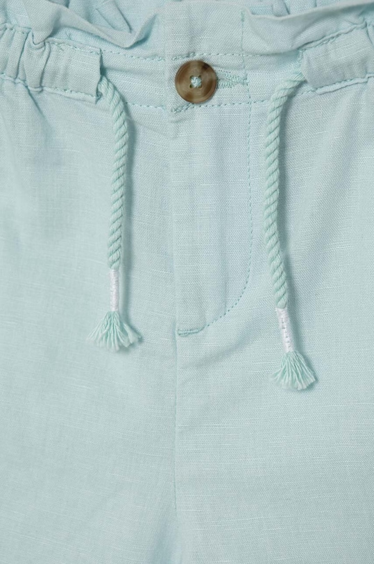 Dievča Detské ľanové šortky United Colors of Benetton 4BE7G901M.P.Seasonal modrá