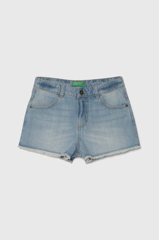 United Colors of Benetton pantaloni scurti din denim pentru copii casual albastru 4DW2C9011.G.Reproposed