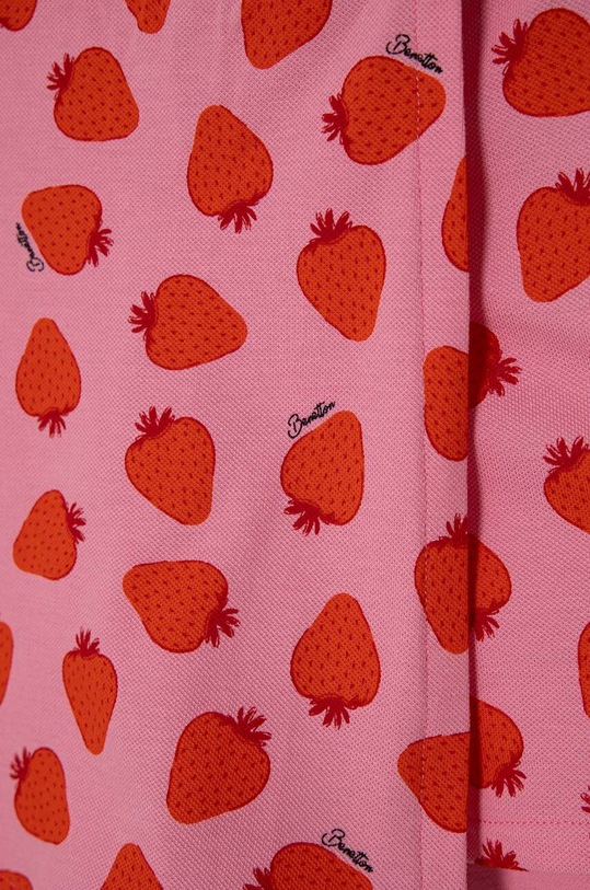 Fete United Colors of Benetton pantaloni scurti copii 3LRYC902T.G.Seasonal roz