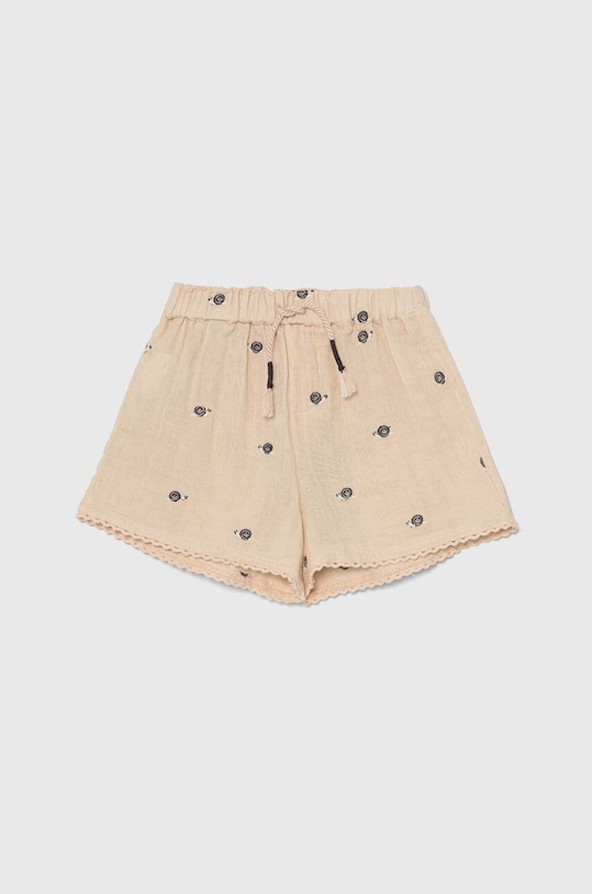 United Colors of Benetton pantaloni scurți din bumbac pentru copii casual bej 42QFA900T.W.Seasonal