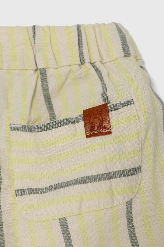 Fete United Colors of Benetton pantaloni scurti copii 4OTBA900S.W.Seasonal galben