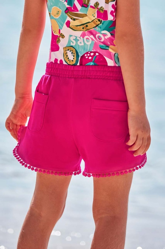 Mayoral szorty dziecięce 607.6M.Mini.PPYH różowy