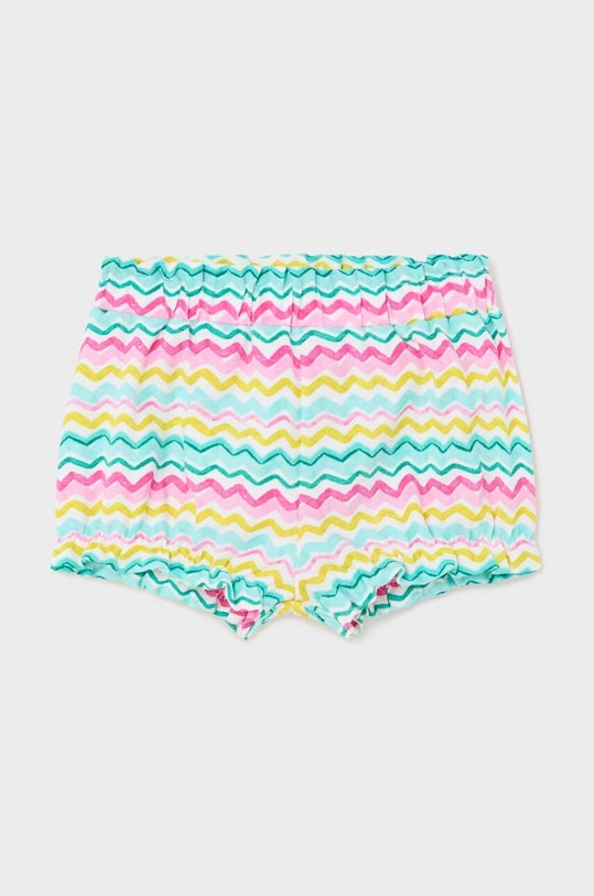 Mayoral szorty niemowlęce wzorzyste turkusowy 1225.4J.Baby.PPYH