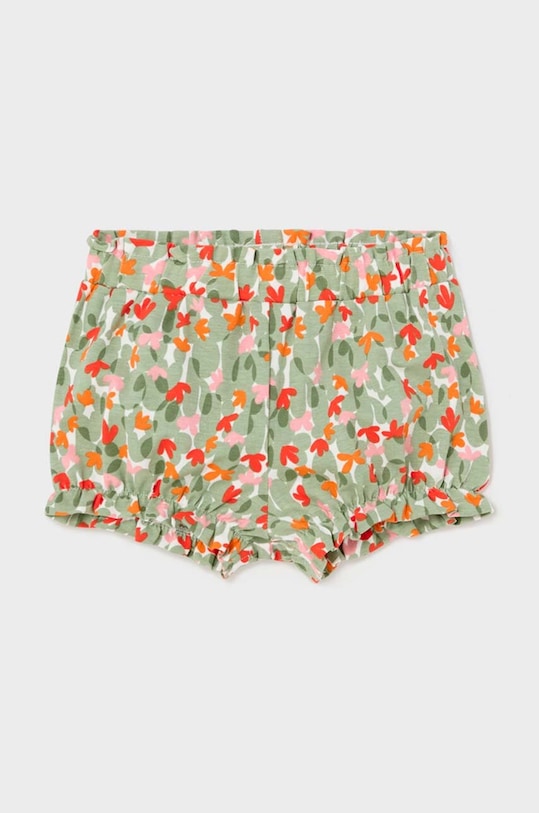 Mayoral szorty niemowlęce wzorzyste zielony 1225.4J.Baby.PPYH