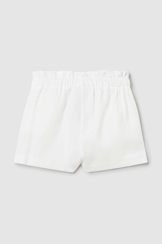 Dětské bavlněné šortky Mayoral 1226.4C.Baby.PPYH bílá SS24