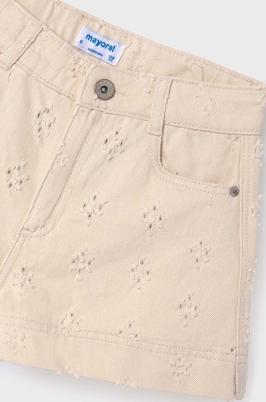 Mayoral szorty bawełniane dziecięce beżowy 6269.8D.Junior.PPYH