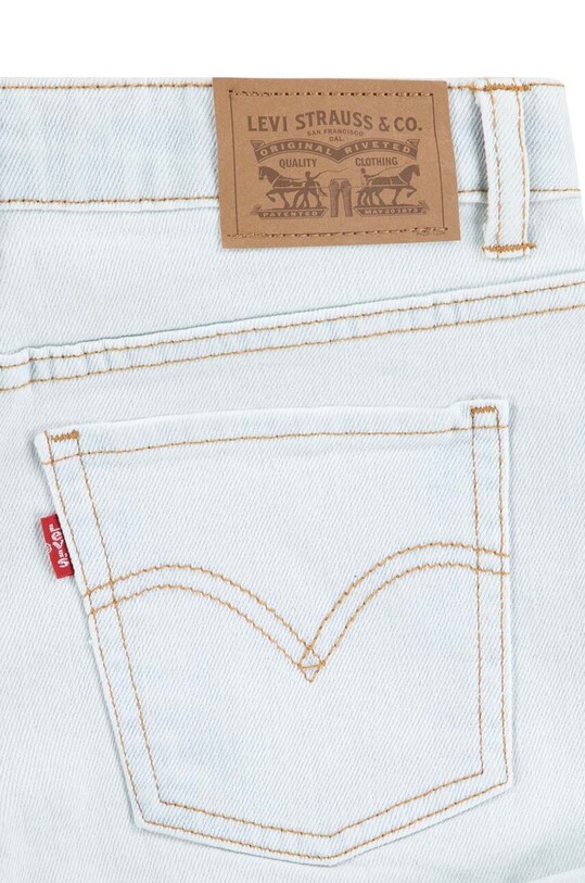 Дитячі джинсові шорти Levi's 3EH272 блакитний