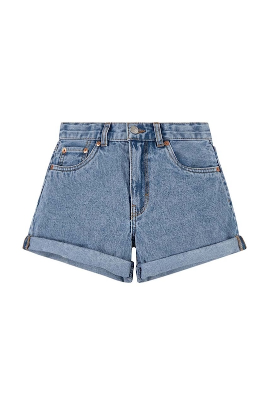 Levi's szorty jeansowe dziecięce 3EK075 niebieski SS24