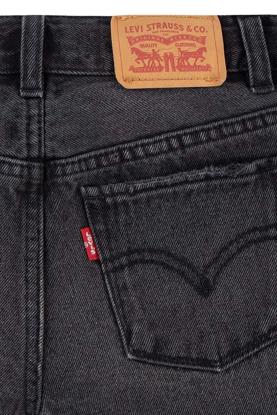 Dječje traper kratke hlače Levi's 3EK075 siva