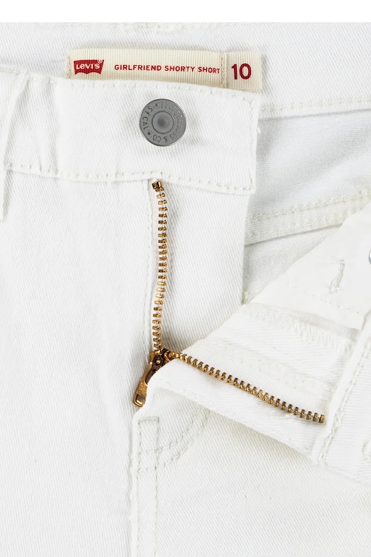 DÍVKA Dětské riflové kraťasy Levi's 4EH272 bílá