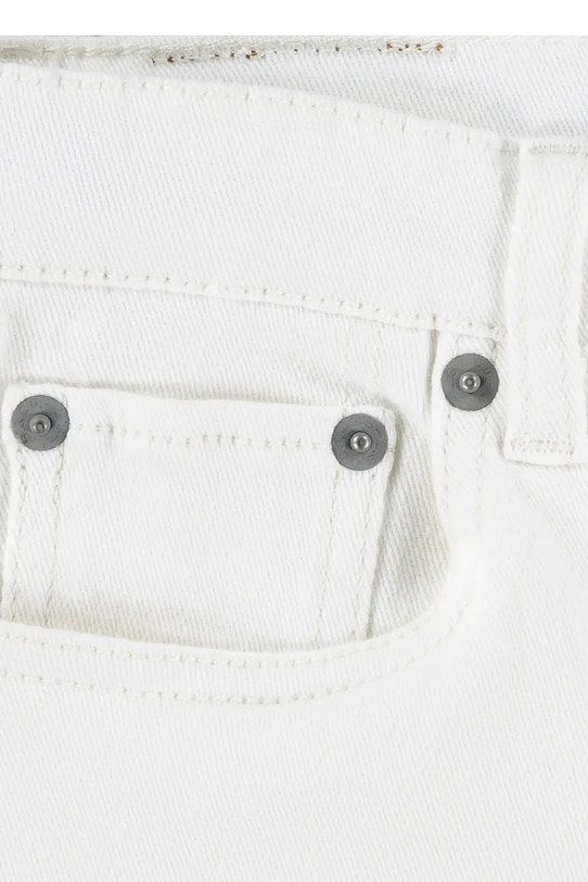 Dětské riflové kraťasy Levi's 4EH272 bílá