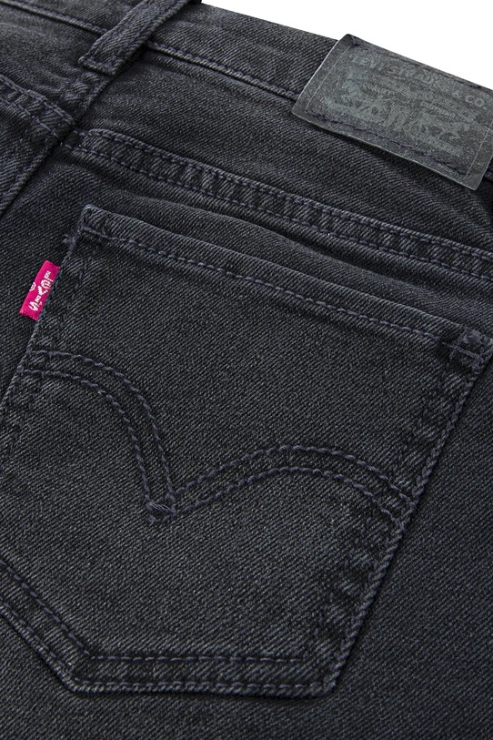 Levi's szorty jeansowe dziecięce 4EH272 czarny
