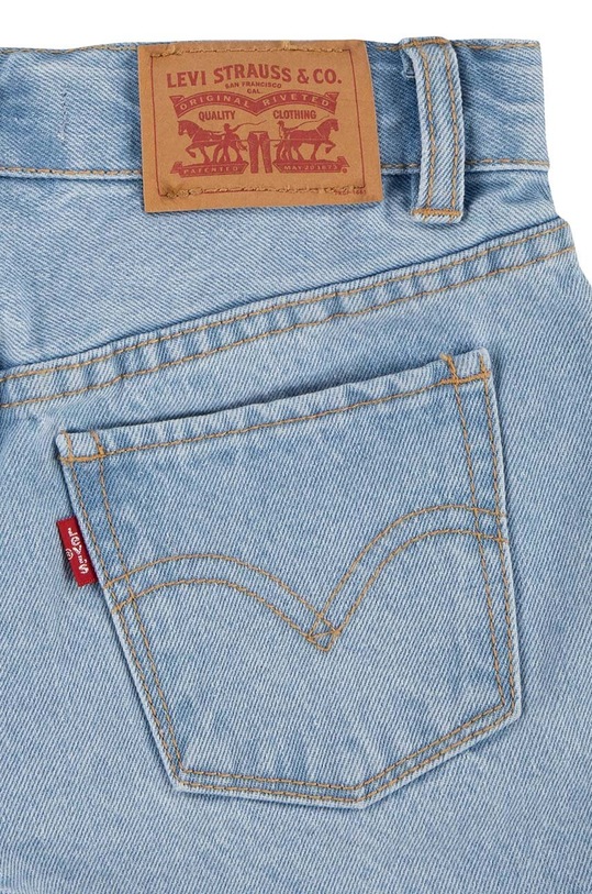 Dětské riflové kraťasy Levi's 4EK075 modrá