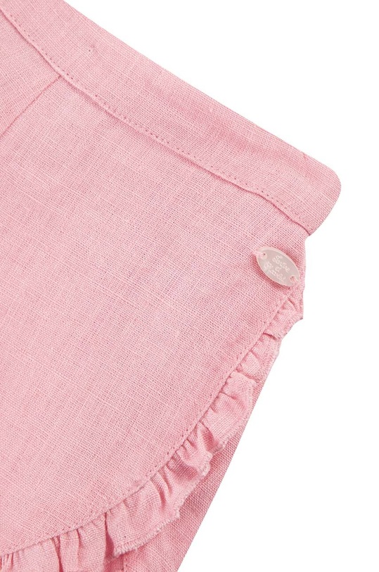 Tartine et Chocolat pantaloni scurți de in pentru copii roz TY26031.104