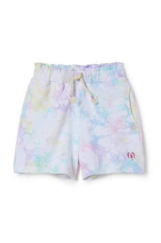 Детские хлопковые шорты Desigual узор мультиколор 24SGPK03