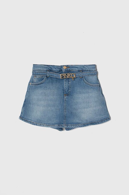 Pinko Up fustă-pantalon casual albastru S4PIJGST005