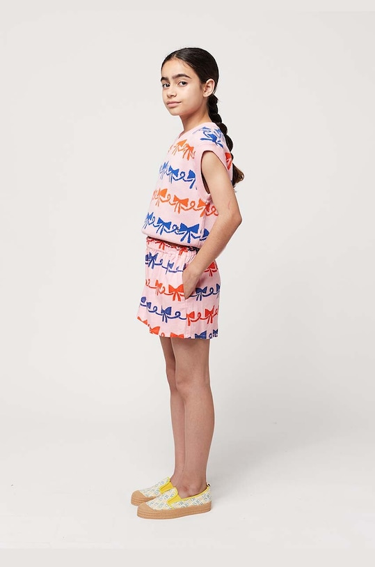 Bobo Choses pantaloni scurti copii roz 124AC075