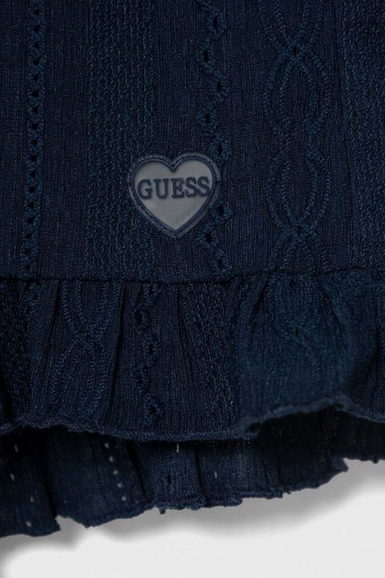 Dievča Detské krátke nohavice Guess J4GD05.KC7Z0.PPYH tmavomodrá