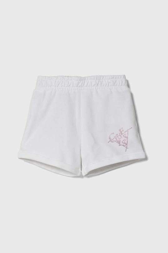 Guess szorty bawełniane dziecięce casual biały J4GD13.KA6R3.PPYH