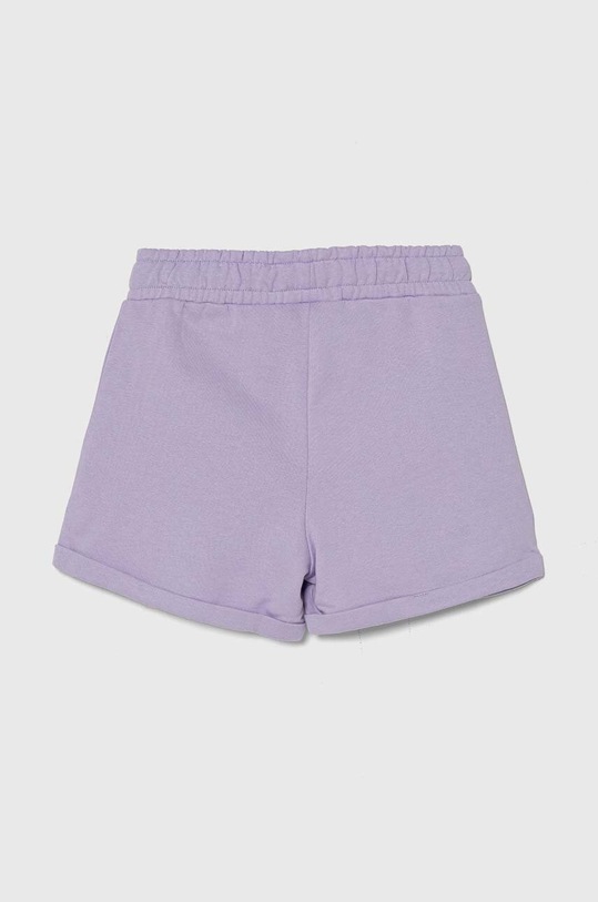 Παιδικό βαμβακερό σορτς Guess J4GD13.KA6R3.PPYH μωβ SS24