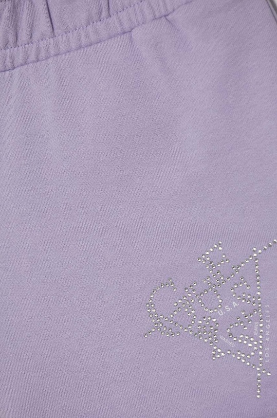 Κοριτσίστικα Παιδικό βαμβακερό σορτς Guess J4GD13.KA6R3.PPYH μωβ