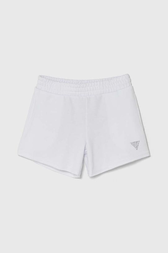 Guess szorty dziecięce aplikacja biały J4GD25.K8802.PPYH