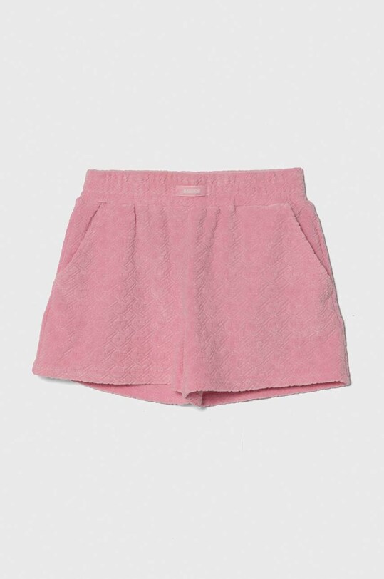 Guess pantaloni scurti copii casual roz J4GD26.KC5W2.PPYH