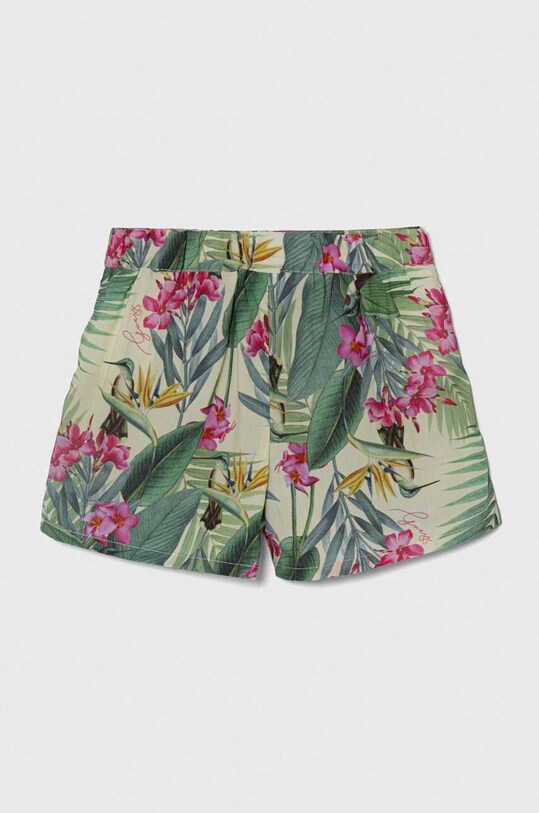 Детские шорты Guess K4GD08.WG5S2.PPYH зелёный SS24