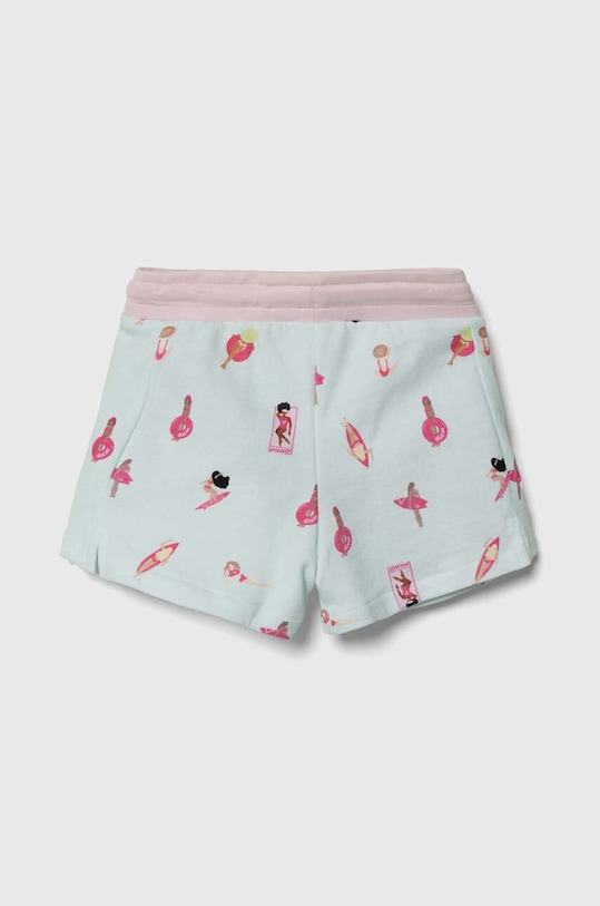 Дитячі бавовняні шорти Guess K4GD13.KA6R3.PPYH бірюзовий SS24
