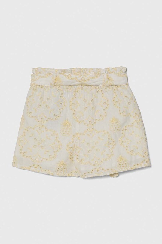 Дитячі шорти Guess K4GD17.WG5L0.PPYH жовтий SS24