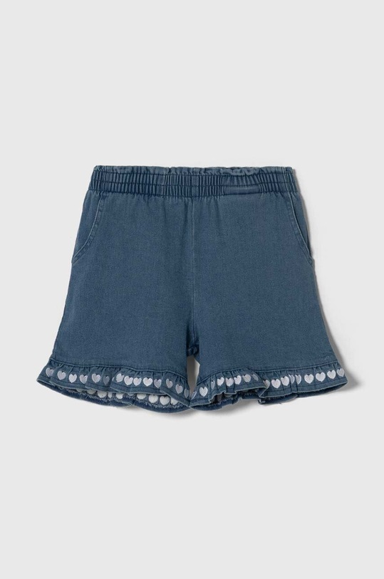 Детски дънков къс панталон Guess еластичен син K4GD18.D5160.PPYH
