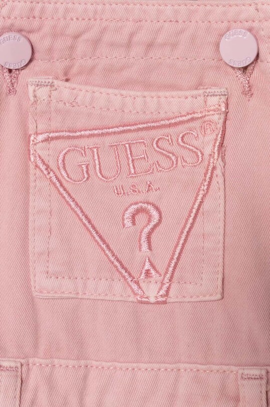 Дівчинка Дитячий джинсовий комбінезон Guess K4GK13.WFGB0.PPYH рожевий