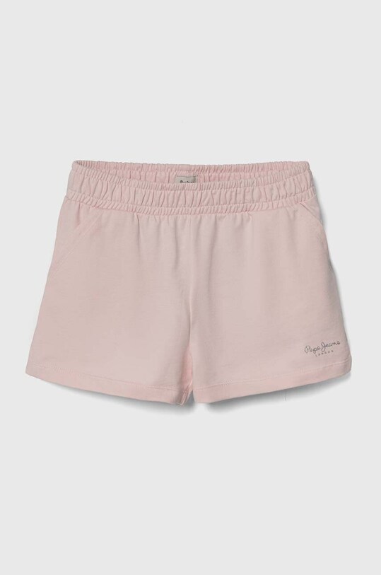 Παιδικό βαμβακερό σορτς Pepe Jeans NERISSA casual ροζ PG800854