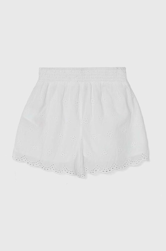 Pepe Jeans pantaloni scurți din bumbac pentru copii ORIEL PG800857 alb SS24