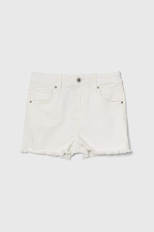 Детские джинсовые шорты Pepe Jeans A-LINE SHORT HW JR casual белый PG800861TR1
