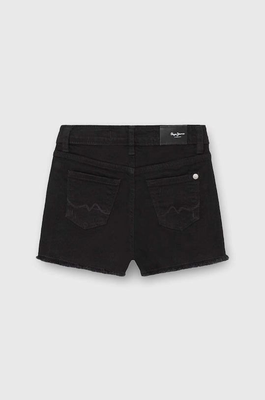 Παιδικό σορτς τζιν Pepe Jeans A-LINE SHORT HW JR PG800861XG8 μαύρο SS24