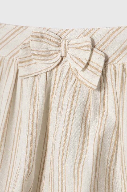 Fete zippy pantaloni scurți din bumbac pentru copii 3105916001 bej