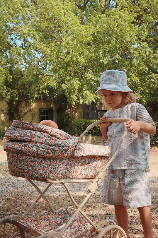 Παιδικό βαμβακερό σορτς Konges Sløjd KS100052 μπλε