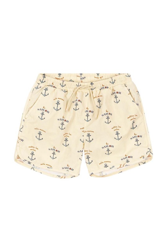 Dětské plavkové šortky Konges Sløjd béžová KS100077