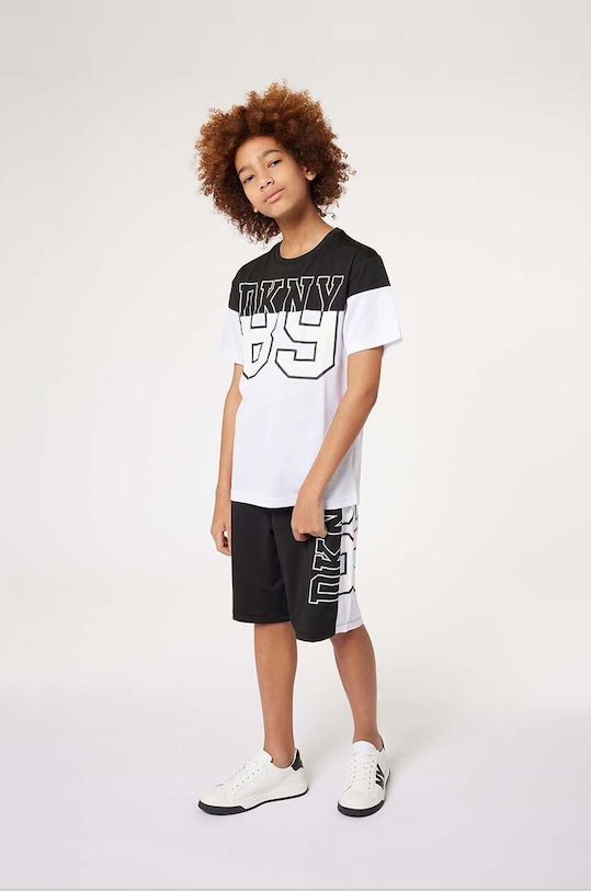 Dětské kraťasy Dkny pletenina černá D60007.126.150