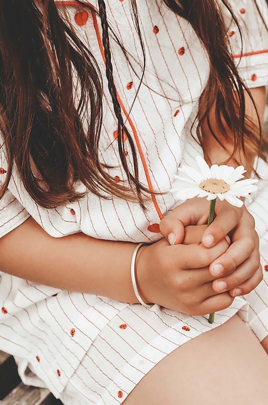 Băieți That's mine pantaloni scurți din bumbac pentru copii Kia 0633121 alb