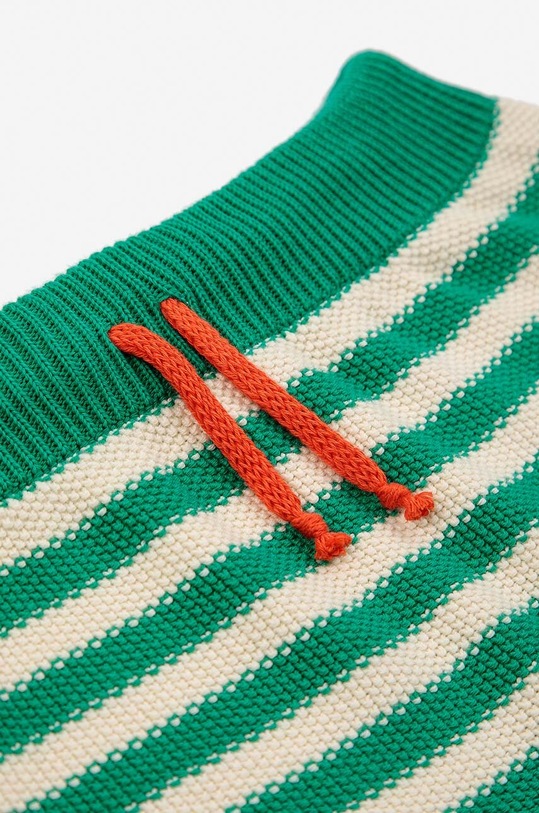 Бавовняні дитячі шорти Bobo Choses 124AB114 зелений SS24